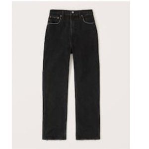 Abercrombie Ultra High-Rise Ankle Black Jeans